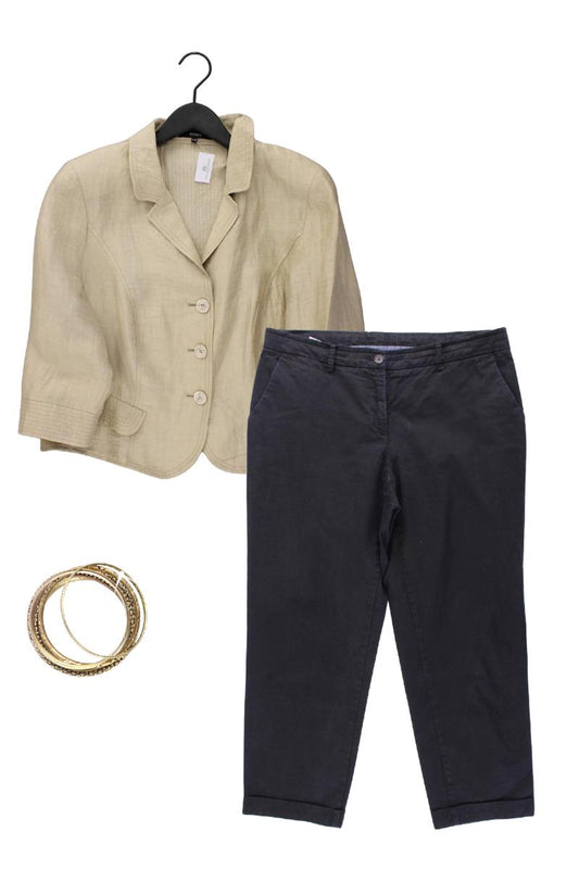 Second Hand Outfit Größe XL mit Bonita Leinenblazer in Gr. 44 und Armband