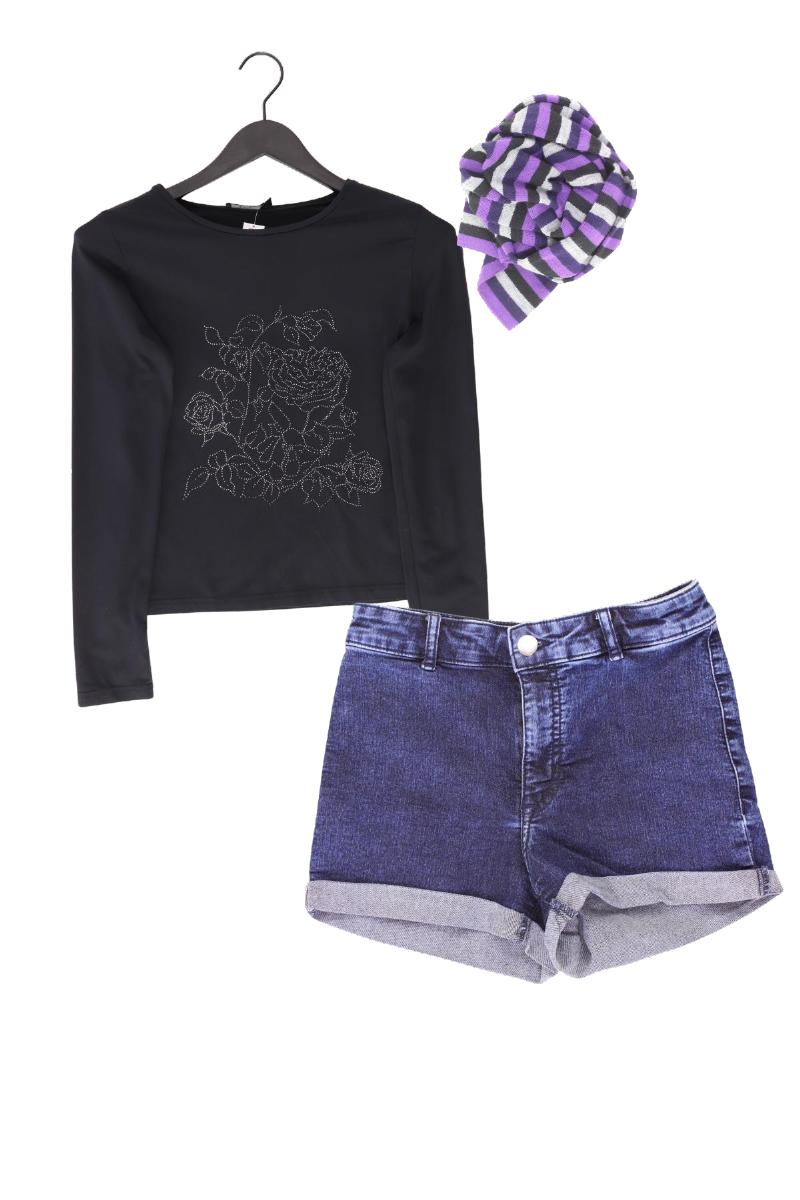 Second Hand Outfit Größe S mit Zero Longsleeve-Shirt in Gr. 36 und Schal