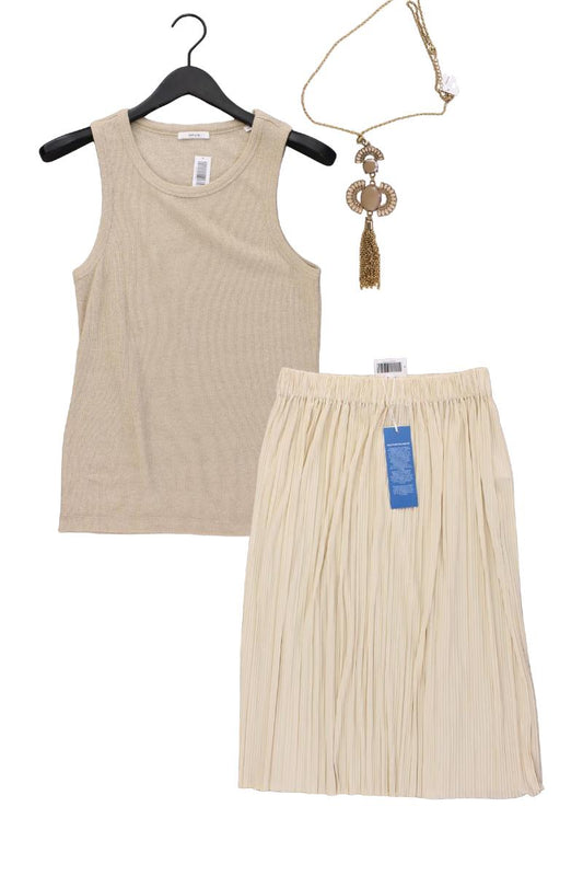 Second Hand Outfit Größe M mit Opus Trägertop in Gr. 40 und Halskette