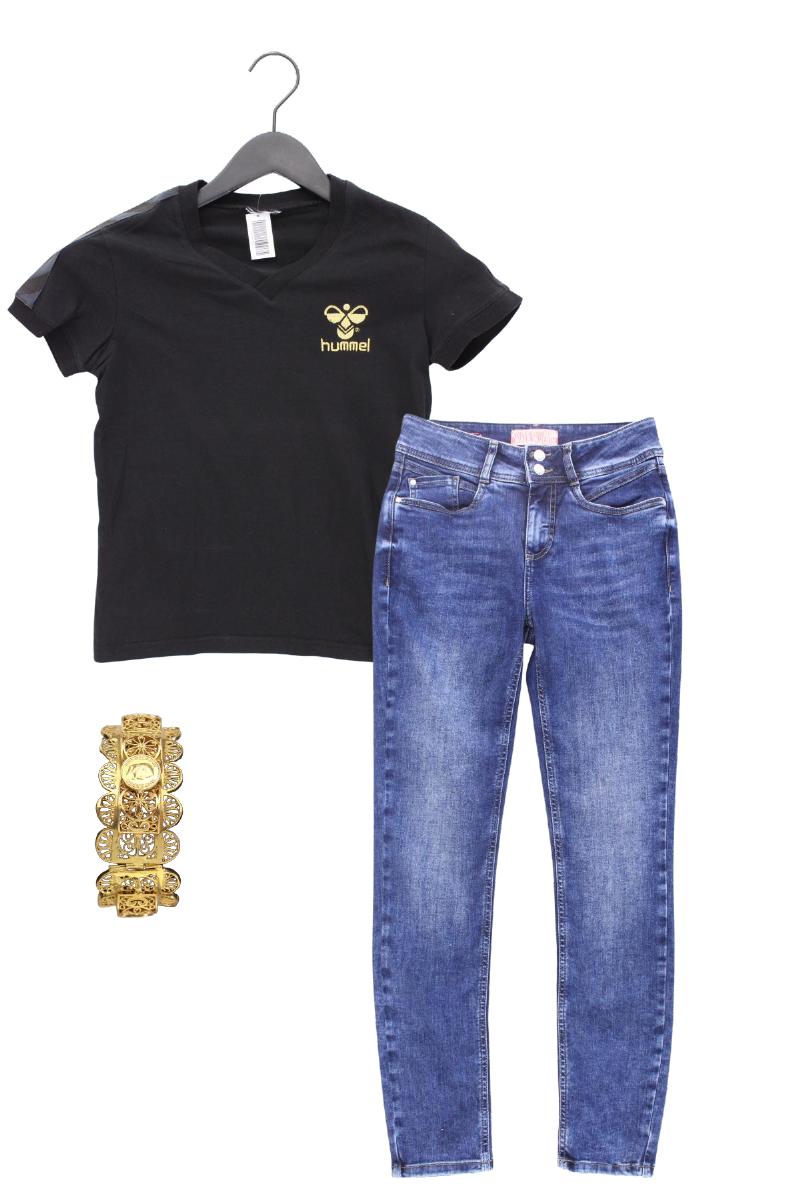 Second Hand Outfit Größe XS mit hummel Cropped Shirt in Gr. XS und Armband