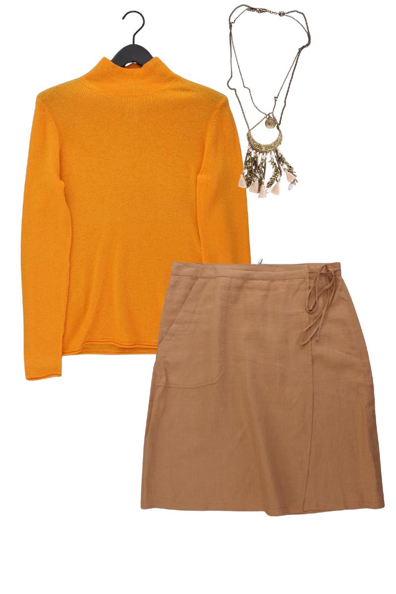 Second Hand Outfit Größe XL mit Esisto Cashmerepullover in Gr. XL und Halskette