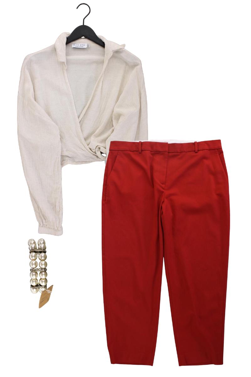 Second Hand Outfit Größe XXL mit Langarmbluse in Gr. 48 und Armband