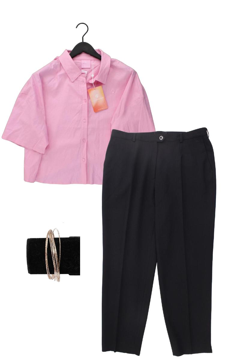 Second Hand Outfit Größe XXL mit oceans apart Leinenbluse in Gr. XXL und Armband