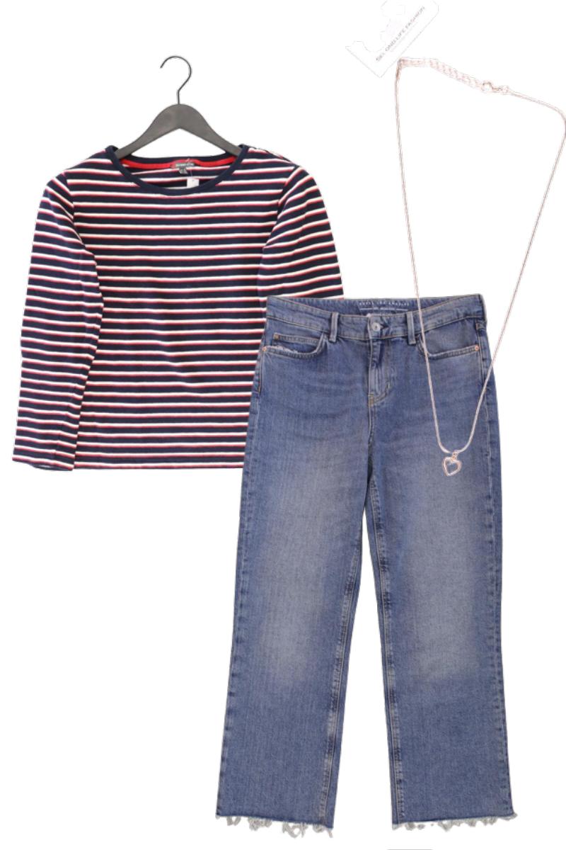 Second Hand Outfit Größe M mit Street One Feinstrickpullover in Gr. 40
