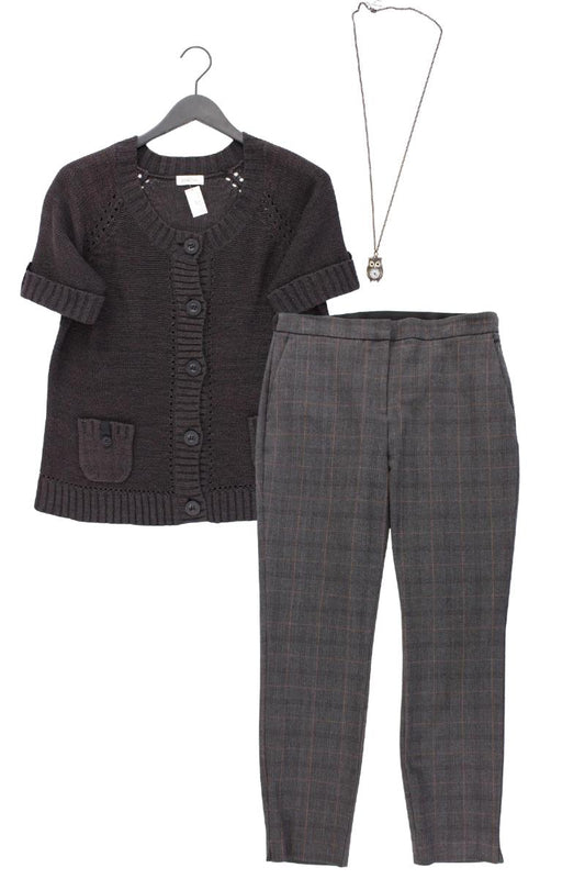 Second Hand Outfit Größe L mit Bonita Strickjacke in Gr. L und Halskette