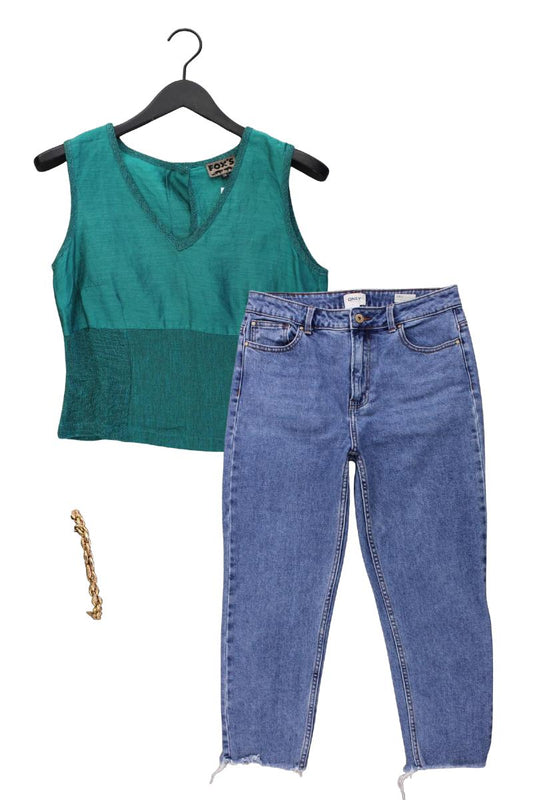 Second Hand Outfit Größe M mit FOX´S Classic Top in Gr. 38 und Armband