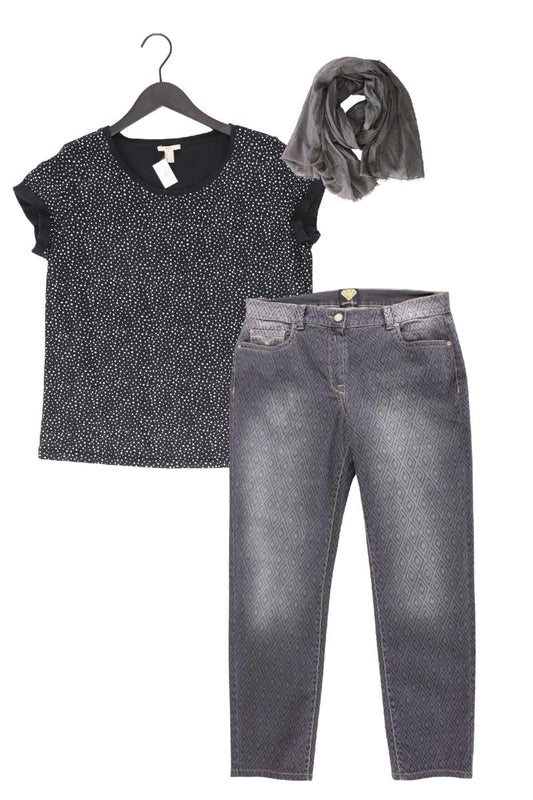 Second Hand Outfit Größe L mit edc by Esprit T-Shirt in Gr. L und Tuch