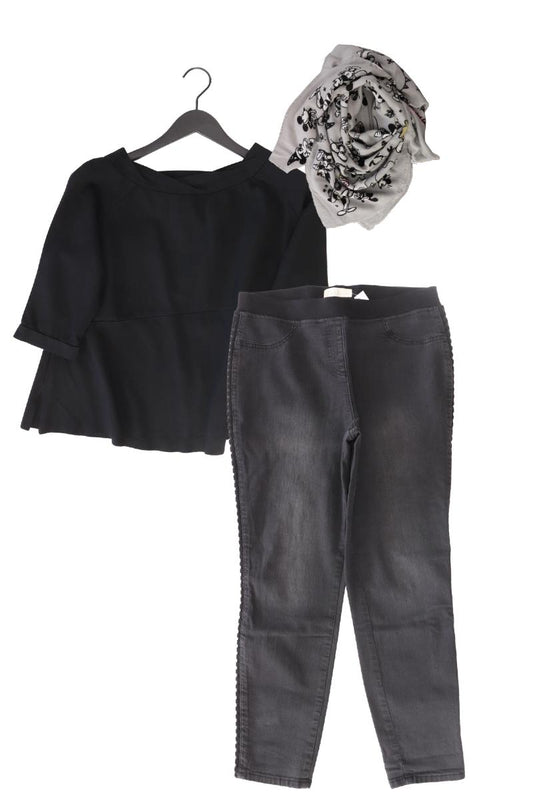 Second Hand Outfit Größe L mit Imperial Feinstrickpullover in Gr. L und Schal