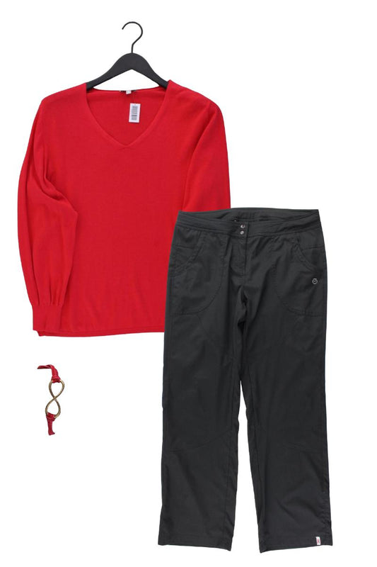 Second Hand Outfit Größe L mit Street One Feinstrickpullover in Gr. 42