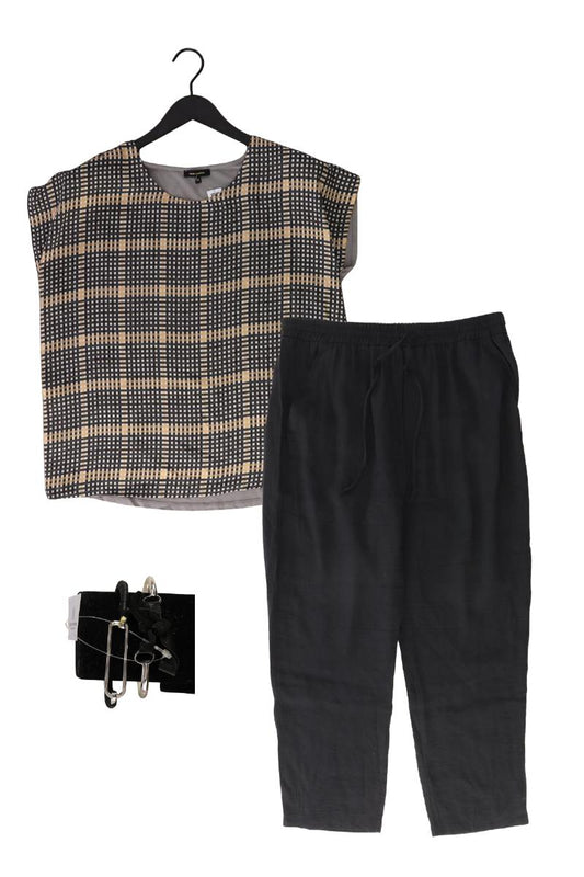 Second Hand Outfit Größe L mit More&More Karobluse in Gr. 42 und Armband
