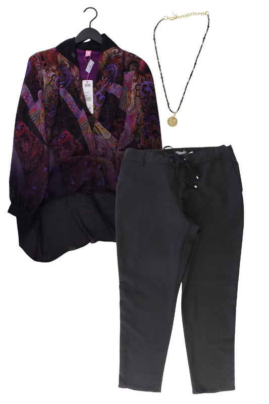 Second Hand Outfit Größe XL mit Basler Langarmbluse in Gr. 44 und Halskette