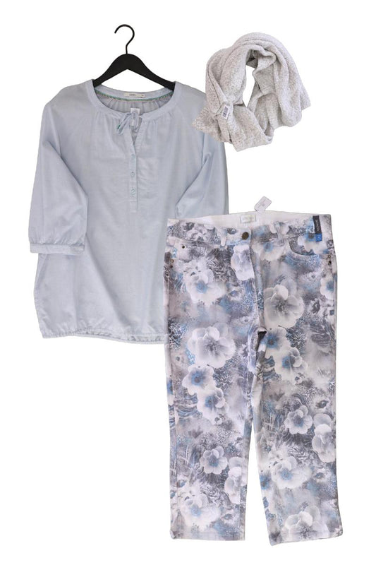 Second Hand Outfit Größe XL mit Cecil Regular Bluse in Gr. XL und Schal
