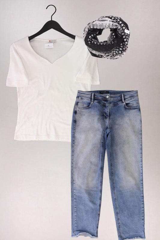 Second Hand Outfit Größe M mit Street One T-Shirt in Gr. 38 und Tuch