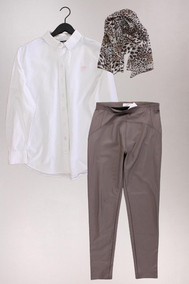 Second Hand Outfit Größe XL mit Polo Sylt Langarmbluse in Gr. XL und Tuch