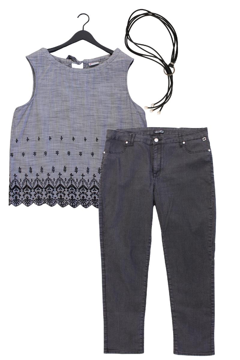 Second Hand Outfit Größe XL mit Street One Ärmellose Bluse in Gr. 46