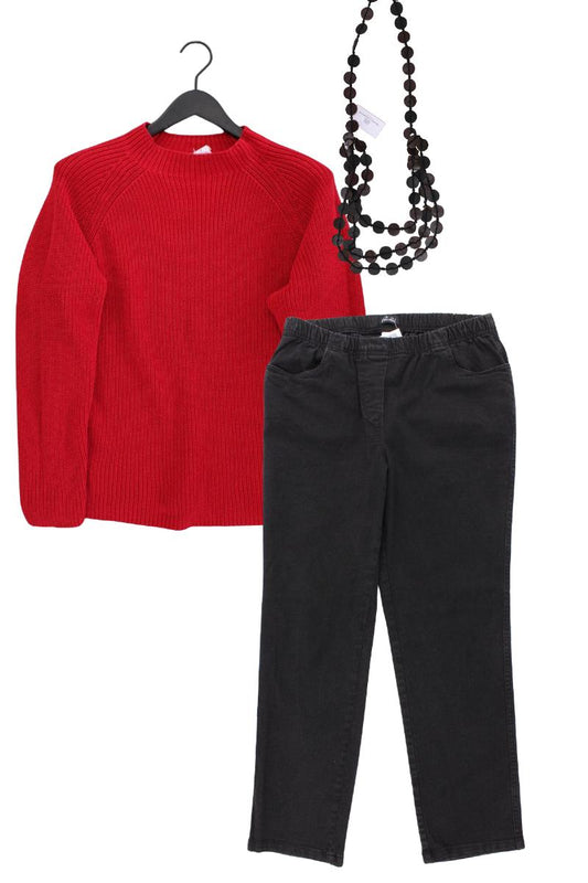 Second Hand Outfit Größe XL, Paola Straight Jeans in Gr. 46 und Halskette