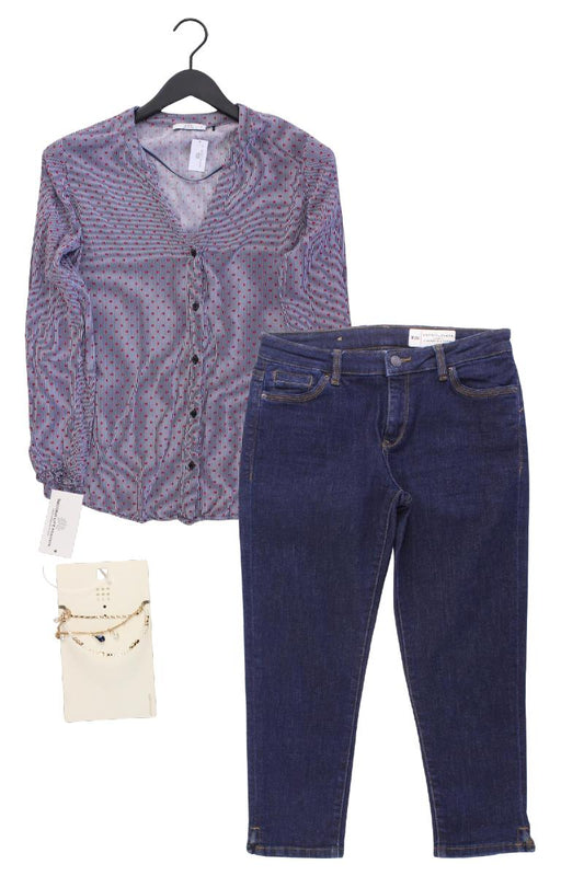Second Hand Outfit Größe S mit edc by Esprit Langarmbluse in Gr. S und Armband