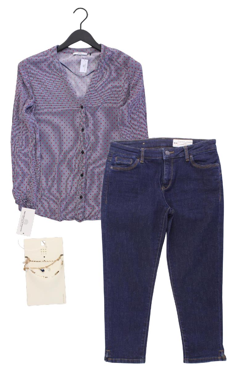 Second Hand Outfit Größe S mit edc by Esprit Langarmbluse in Gr. S und Armband
