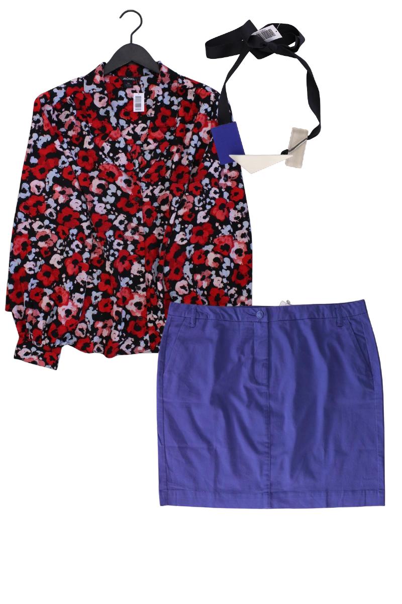 Second Hand Outfit Größe XXL mit Monki Langarmbluse in Gr. XXL und Halskette