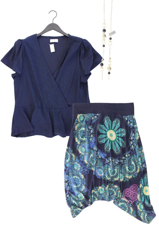 Second Hand Outfit Größe XL mit Holly & Whyte Kurzarmbluse in Gr. XL