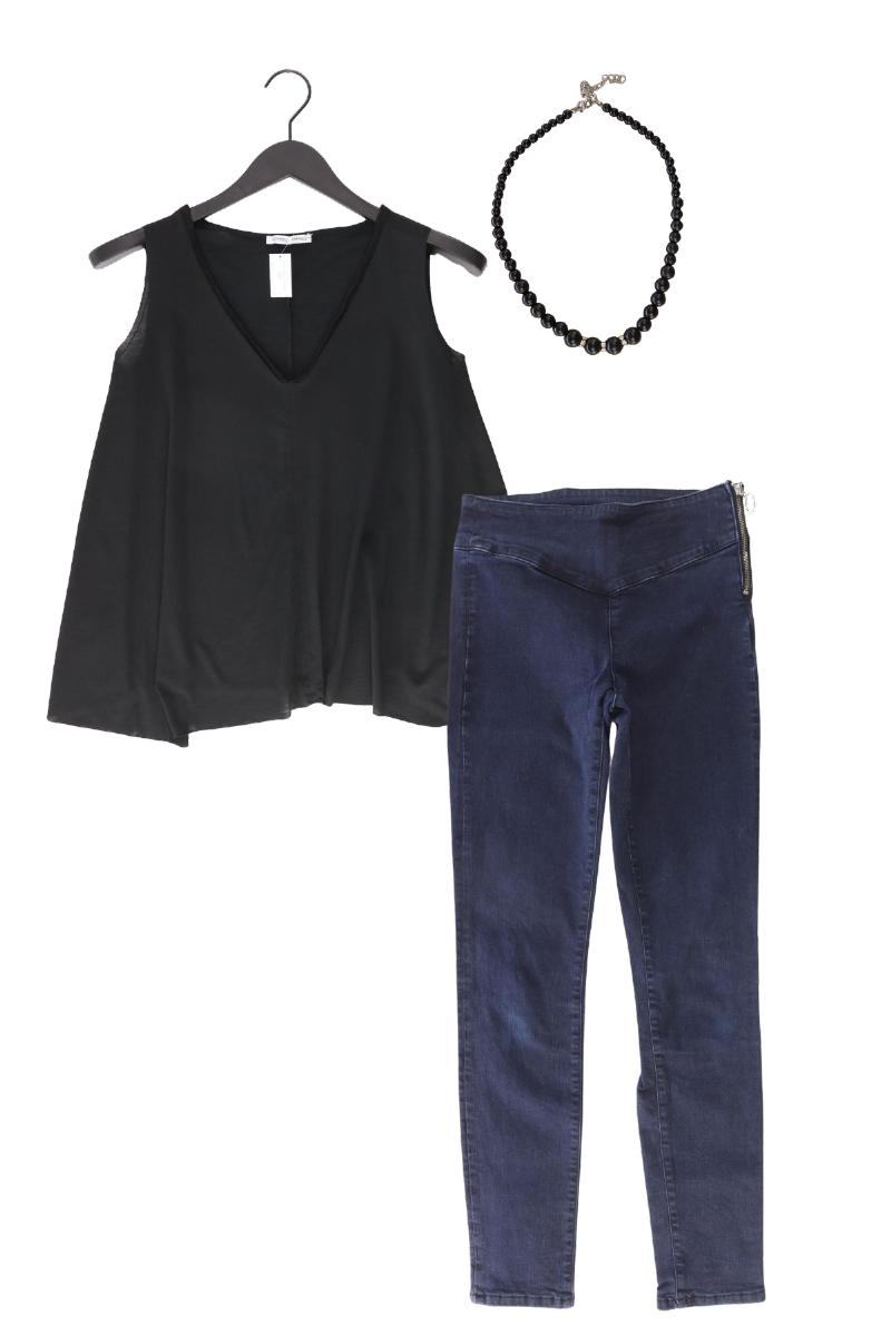 Second Hand Outfit Größe M mit Zara Trägertop in Gr. M und Halskette