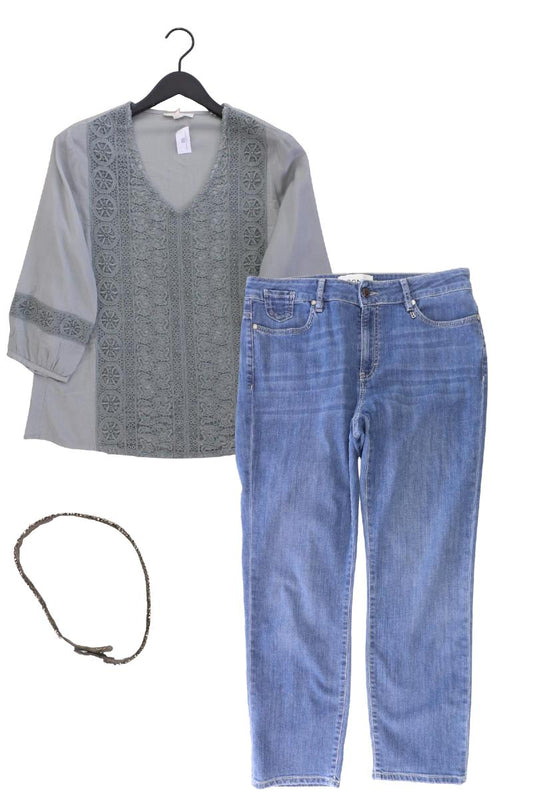 Second Hand Outfit Größe XL mit Esprit Classic Bluse in Gr. XL und Armband