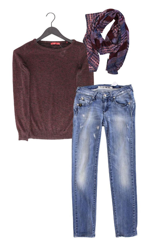 Second Hand Outfit Größe S mit edc by Esprit Regular Pullover in Gr. S und Tuch