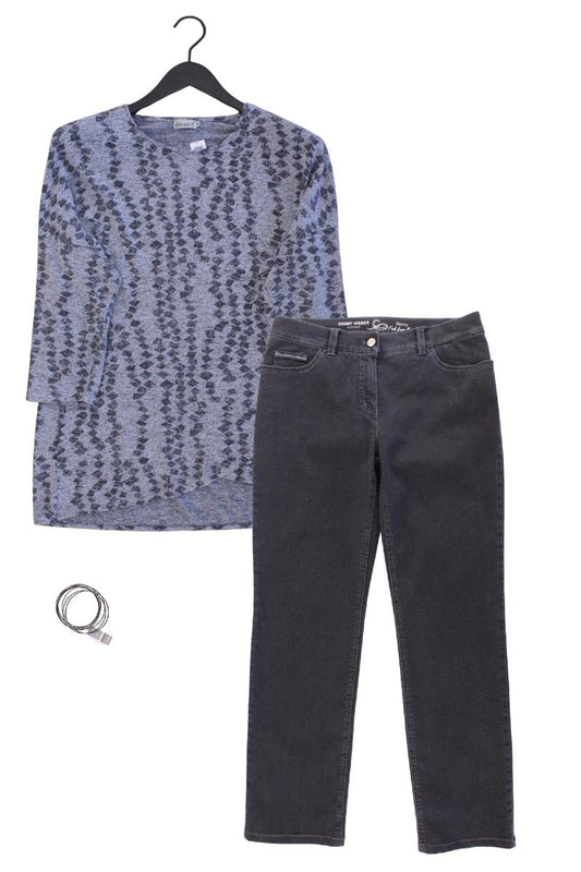 Second Hand Outfit Größe M mit Feinstrickpullover in Gr. 40 und Armband