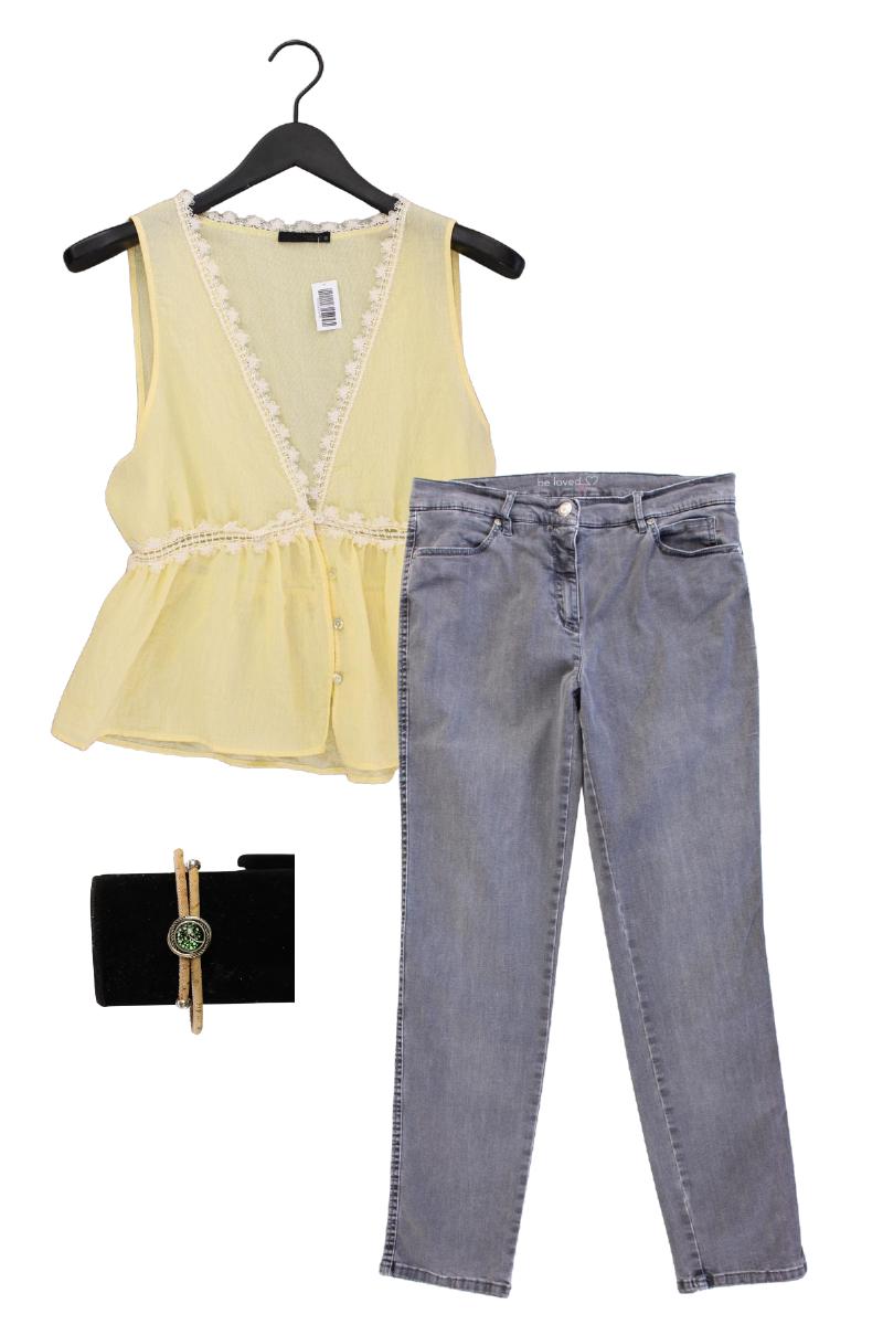 Second Hand Outfit Größe L mit Zara Trägertop in Gr. L und Armband