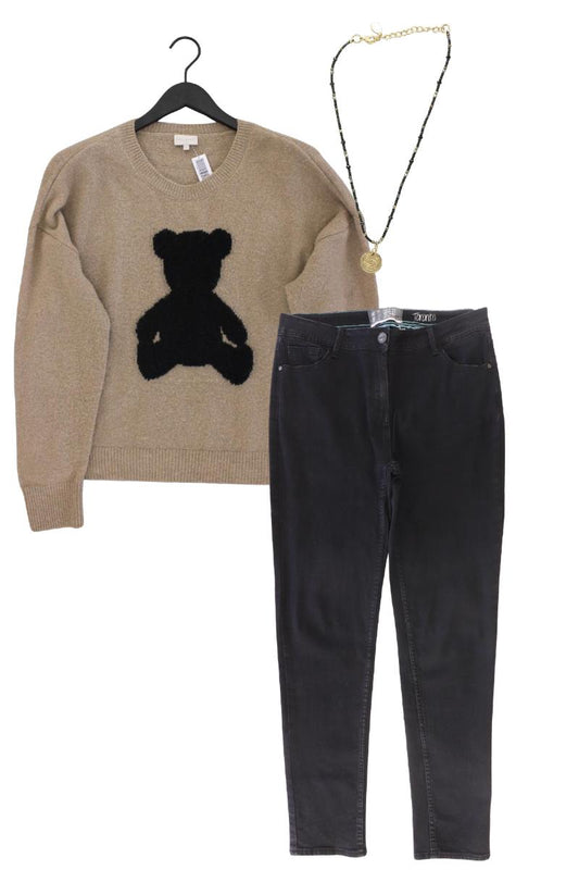 Second Hand Outfit Größe XL mit Milano Italy Langarmpullover in Gr. XL