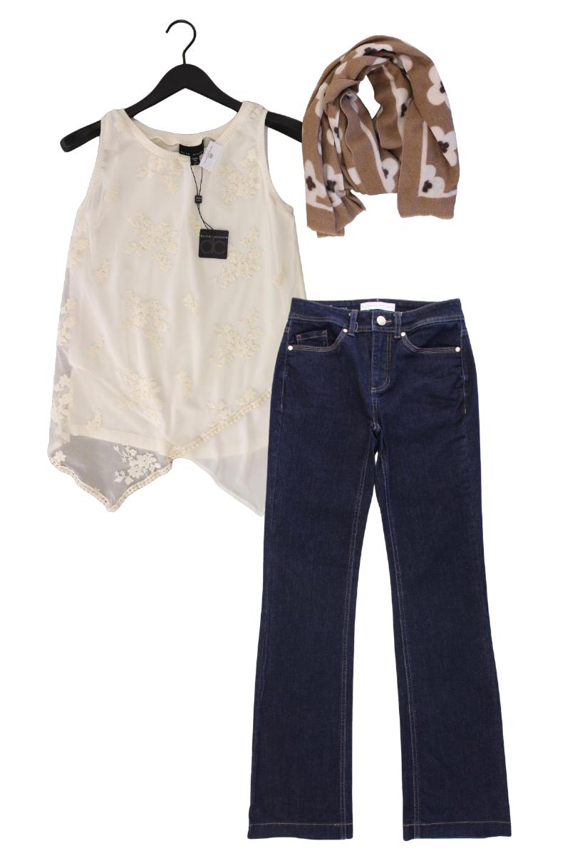 Second Hand Outfit Größe XS mit Regular Bluse in Gr. XS und Schal