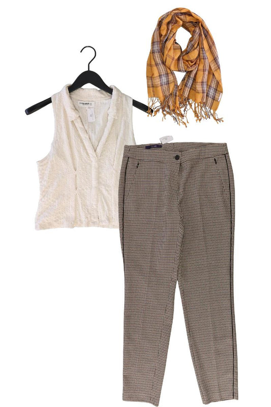 Second Hand Outfit Größe M mit Pull&Bear Crop Top in Gr. M und Tuch