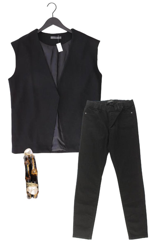 Second Hand Outfit Größe M mit UNQ Regular Weste in Gr. 40, Jeggings in Gr. 38