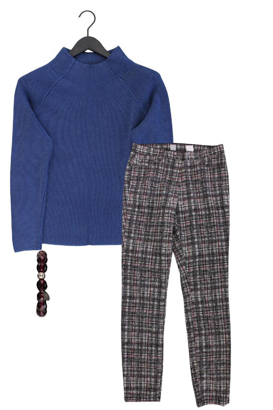 Second Hand Outfit Größe M mit Donnell Feinstrickpullover in Gr. 40 und Armband