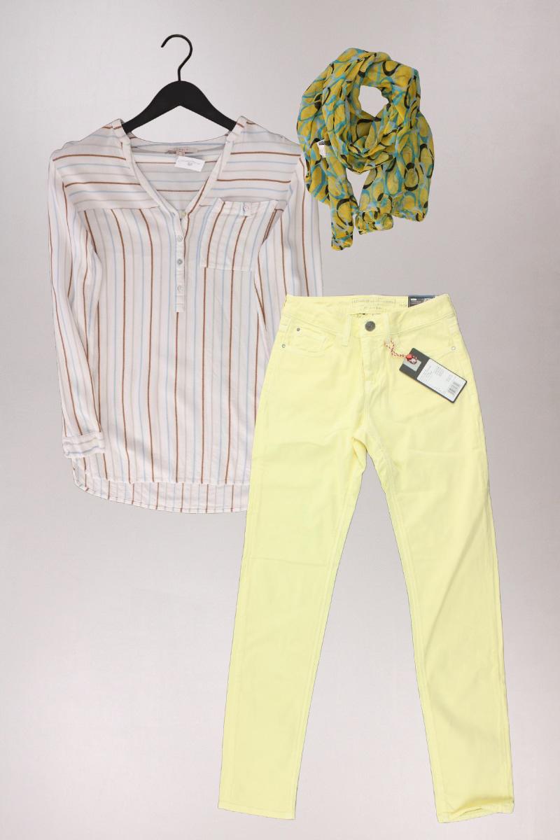 Second Hand Outfit Größe XS mit Esprit Langarmbluse in Gr. 34 und Tuch