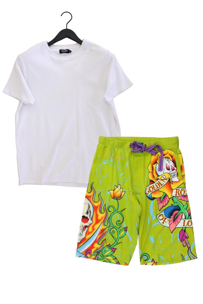 Second Hand Outfit Größe L mit Burton T-Shirt in Gr. L, Ed Hardy Shorts in Gr. L