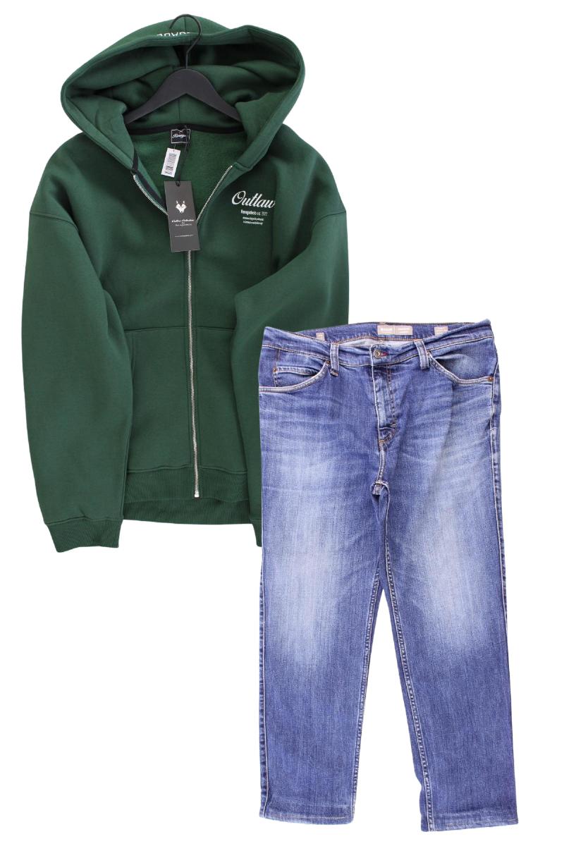 Second Hand Outfit Größe L mit Sweatjacke in Gr. L
