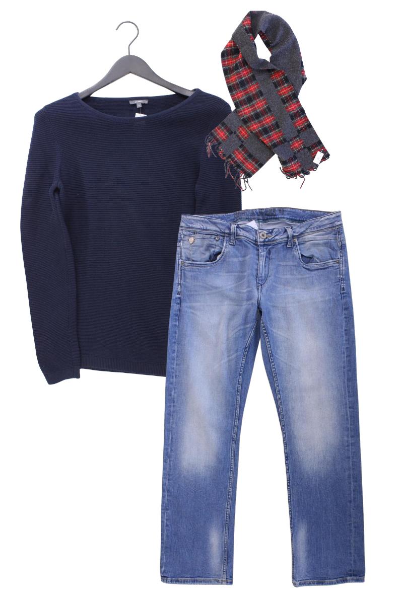 Second Hand Outfit Größe M mit Montego Feinstrickpullover in Gr. M und Schal