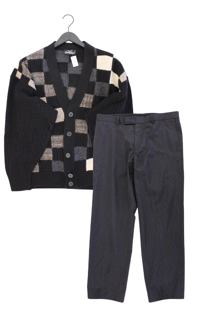 Second Hand Outfit Größe L mit Carlo Colucci Strickjacke in Gr. 52