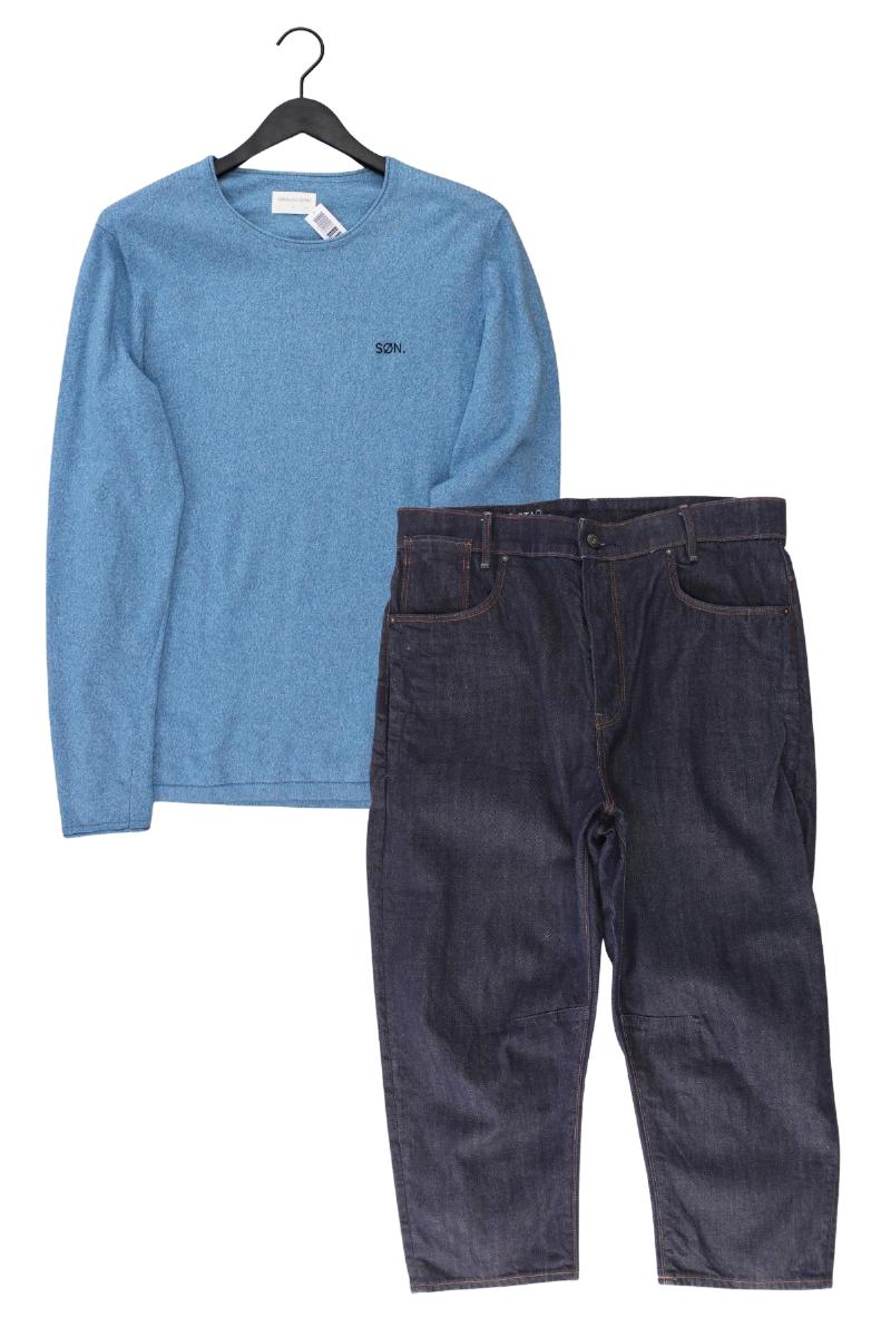 Second Hand Outfit Größe L mit Feinstrickpullover in Gr. L