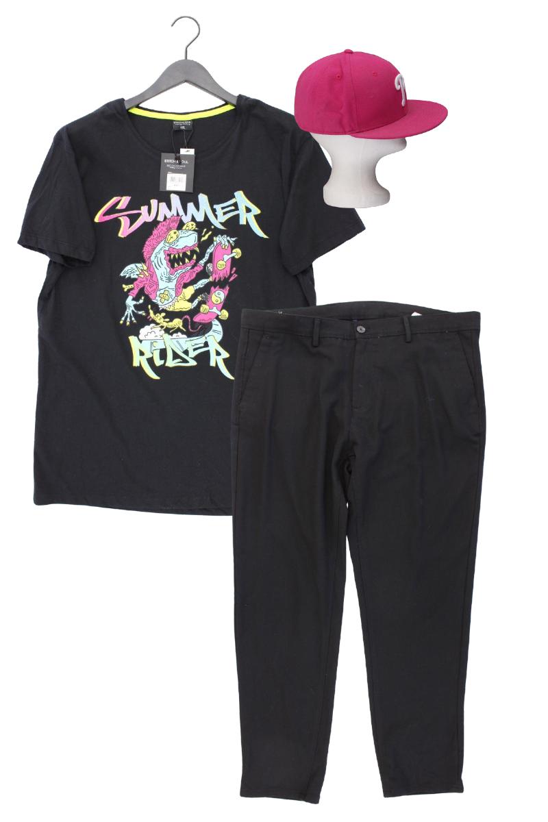 Second Hand Outfit Größe XXL mit Stich & Soul Printshirt in Gr. XXL