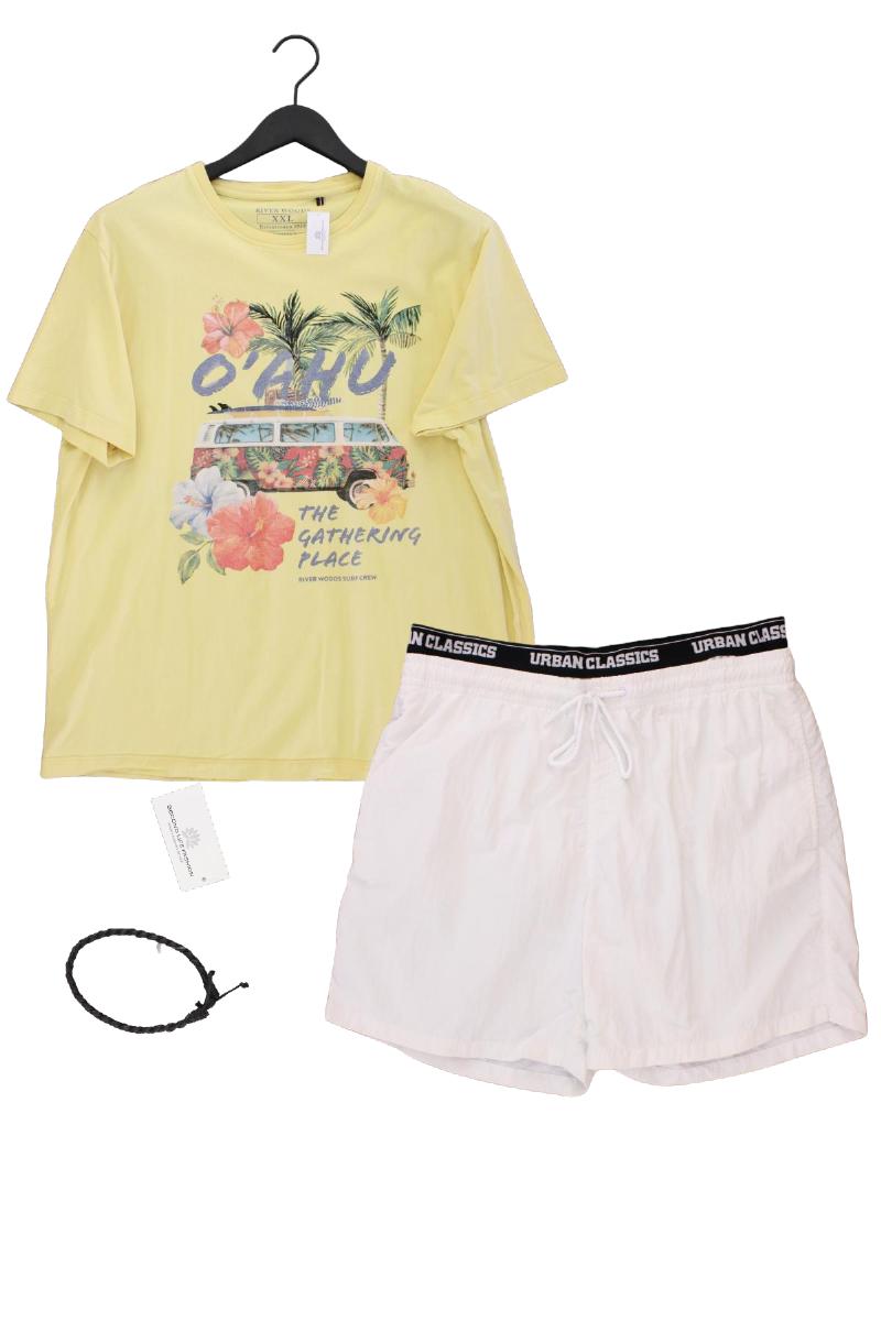 Second Hand Outfit Größe XXL mit River Woods Printshirt in Gr. XXL und Armband