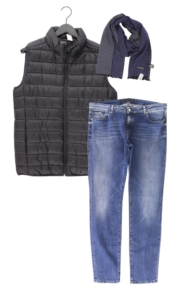 Second Hand Outfit Größe M mit Steppweste in Gr. M und Schal