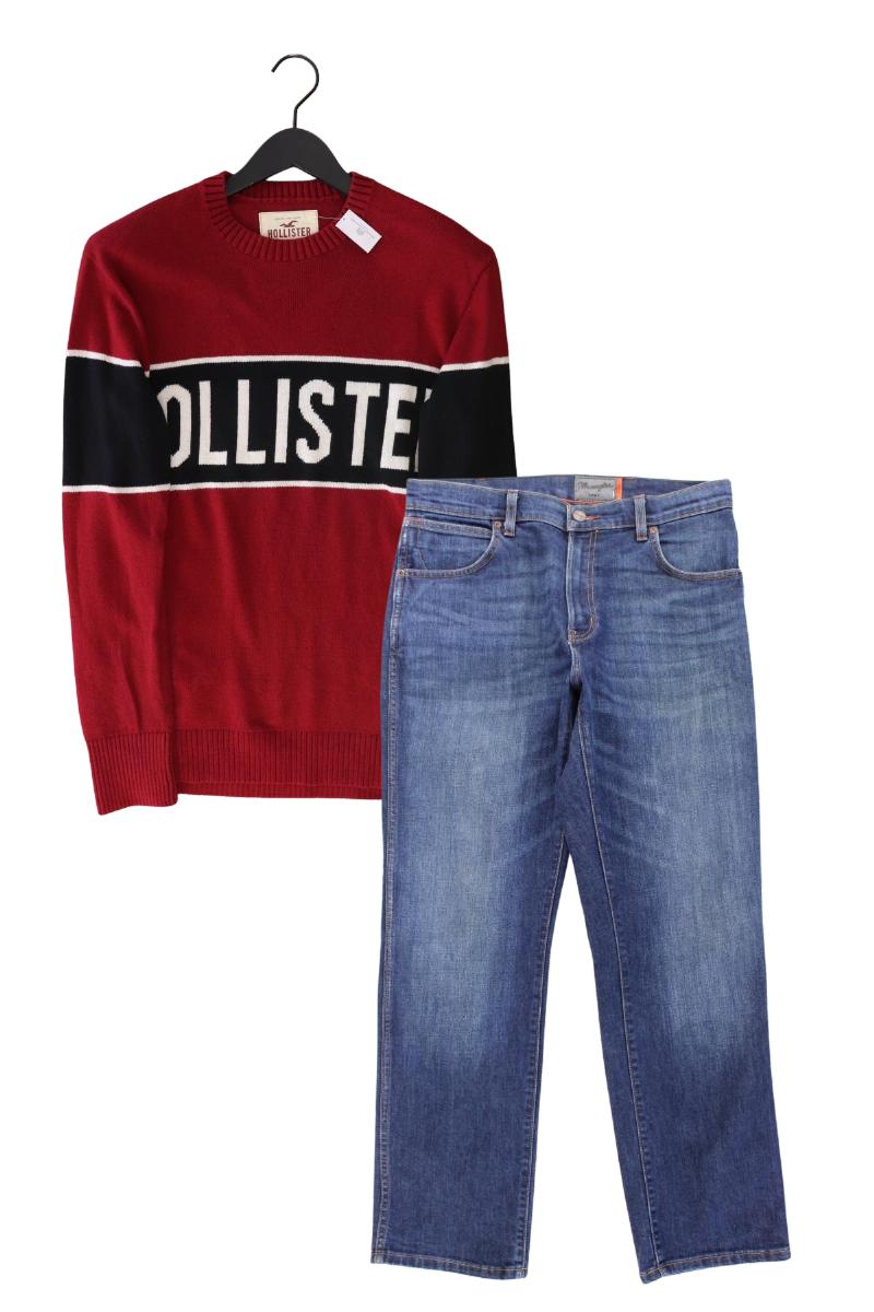 Second Hand Outfit Größe S mit Hollister Feinstrickpullover in Gr. S