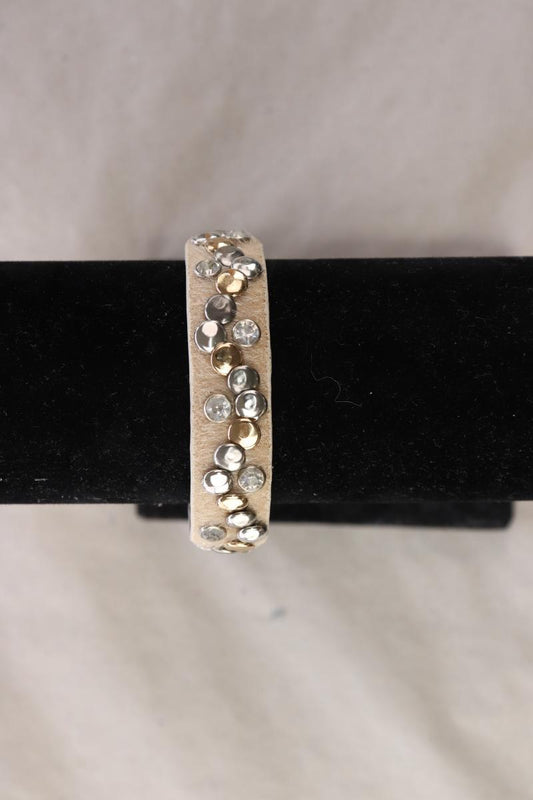 Clayre & Eef Armband neu mit Etikett creme