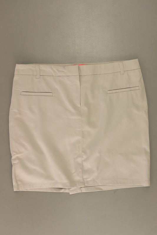Mango Bleistiftrock Gr. 38 creme aus Baumwolle