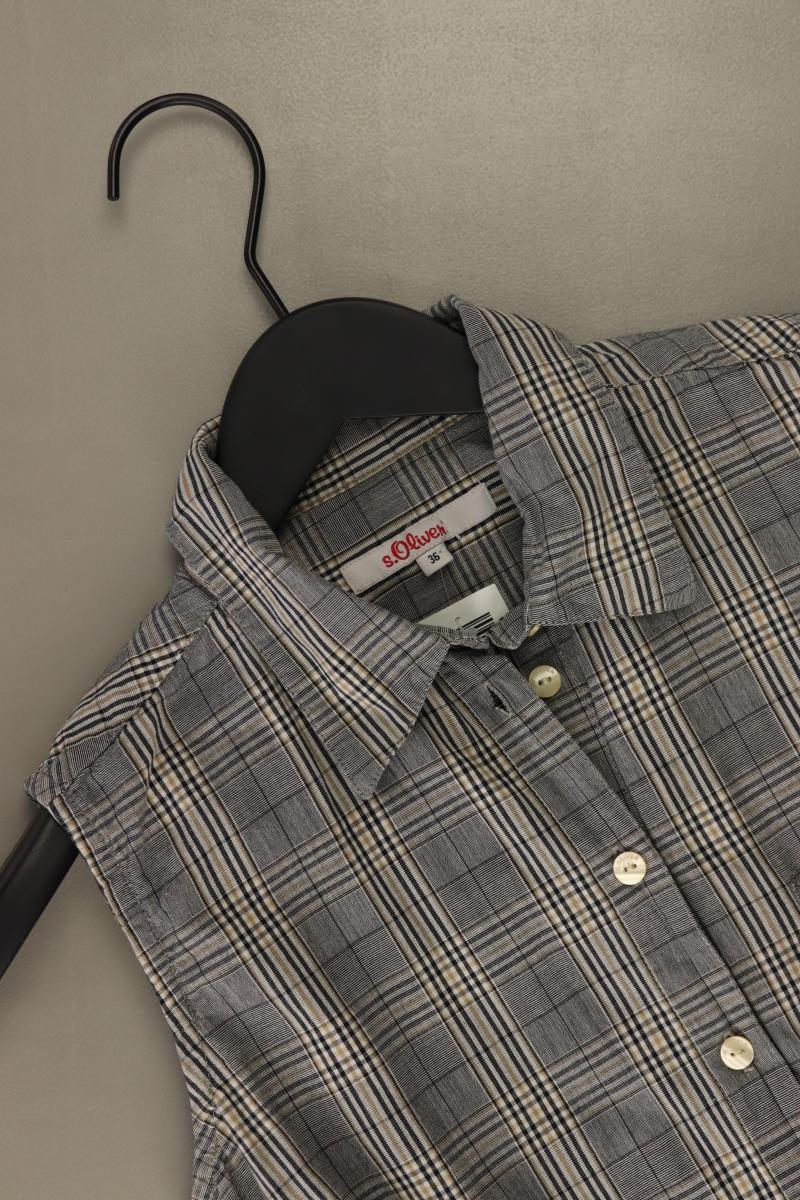 Second Hand Outfit Größe S mit s.Oliver Karobluse in Gr. 36 und Halskette