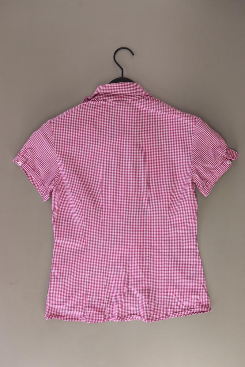 s.Oliver Karobluse Gr. 34 kariert Kurzarm lila aus Baumwolle