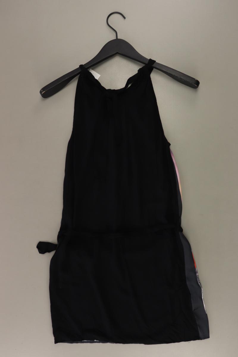 Promod Trägerkleid Gr. 34 mit Gürtel schwarz aus Polyester