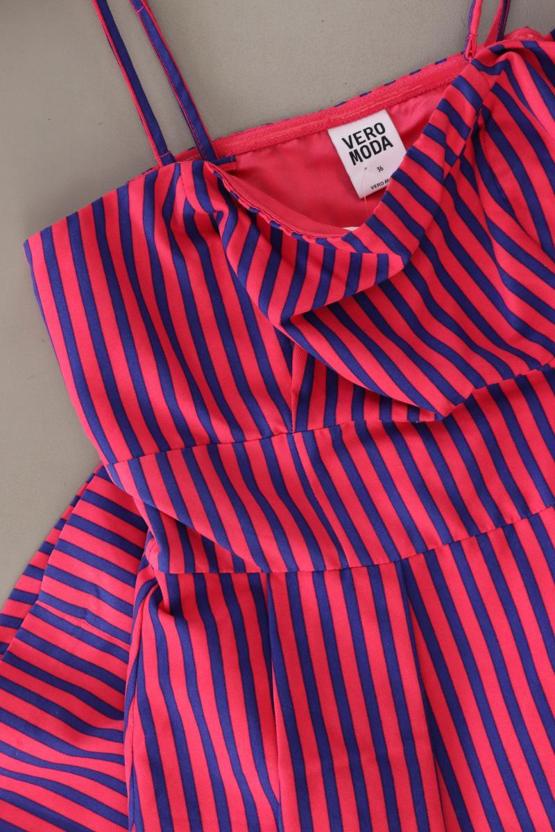 Vero Moda Trägerkleid Gr. 36 gestreift pink aus Polyester